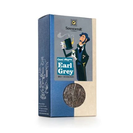 Ceai negru eco Earl Grey, 90 g, Sonnentor