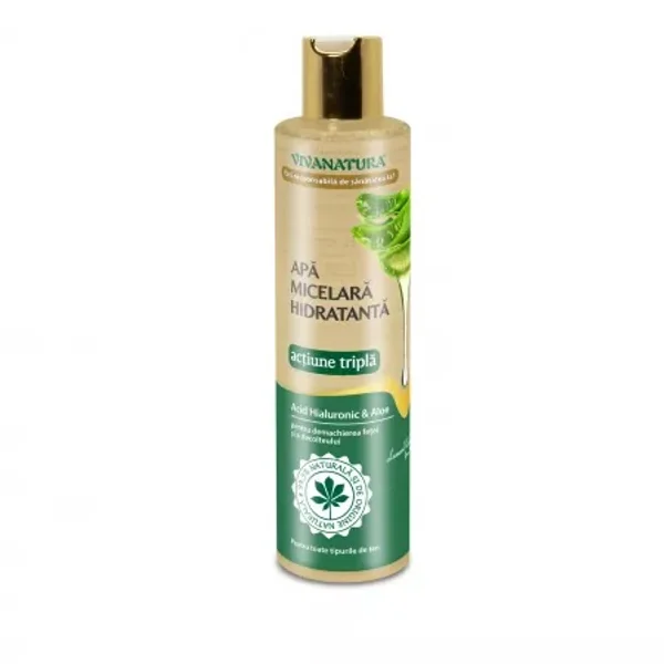 -1049090379 Apa micelara hidratanta, 250ml, VivaNatura - imagine 1
