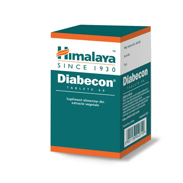 1052400168 Diabecon, 60 tablete, Himalaya - imagine 1