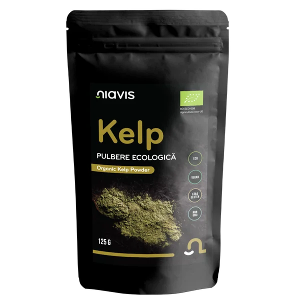 -1287123019 Kelp Pulbere ecologica, 125g, Niavis - imagine 1