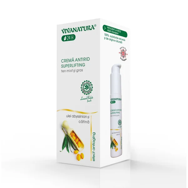 1366511960 Crema antirid superlifting pentru ten mixt, 45ml, VivaNatura - imagine 1