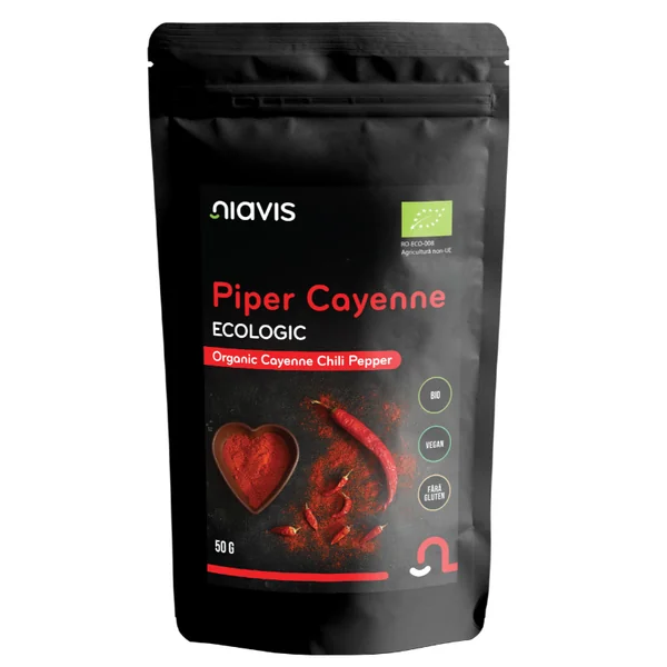 1683189018 Piper Cayenne ecologic, 50g, Niavis - imagine 1