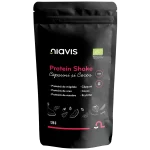 Protein shake ecologic cu capsune si cocos, 125g, Niavis