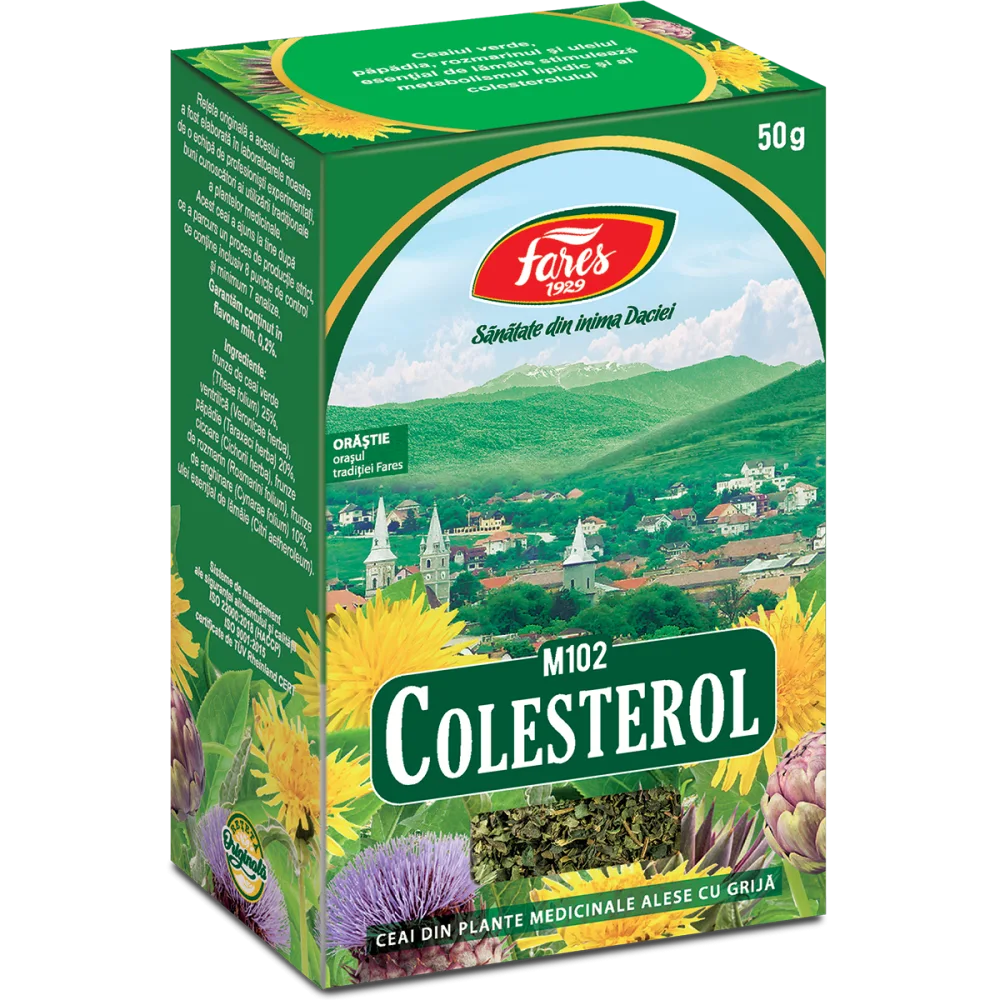 colesterol-punga Colesterol, M102, ceai la pungă - imagine 1