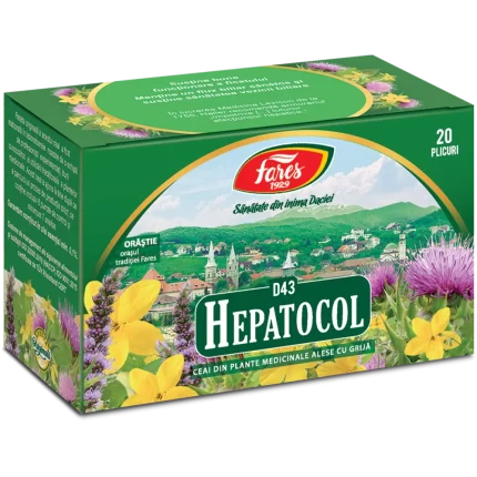 Hepatocol, D43, ceai la plic