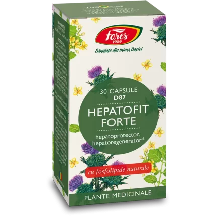 Hepatofit Forte, D87, 30 capsule