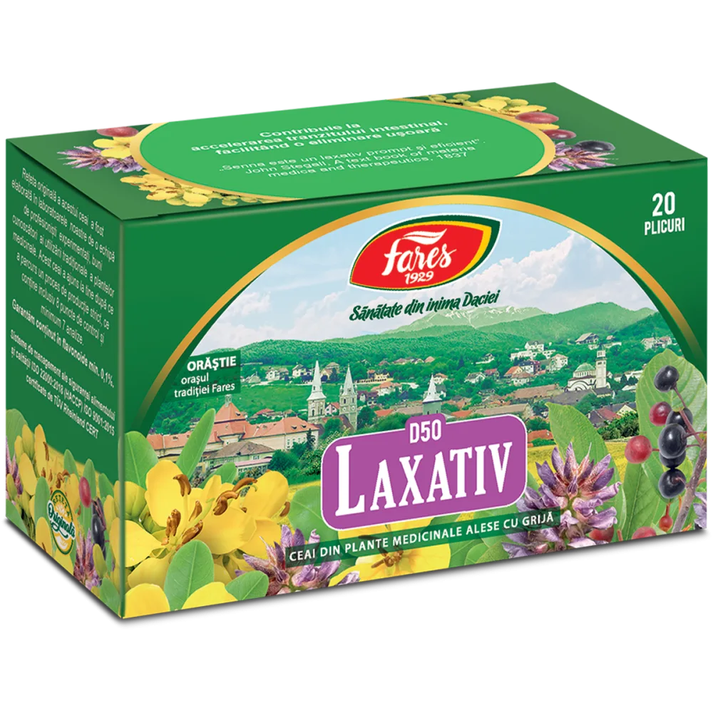 laxativ-d50 Laxativ, D50, ceai la plic - imagine 1