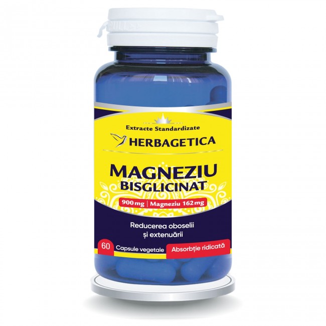 magneziu-bisglicinat_herbagetica_60-capsule Magneziu bisglicinat 60 Capsule - imagine 1