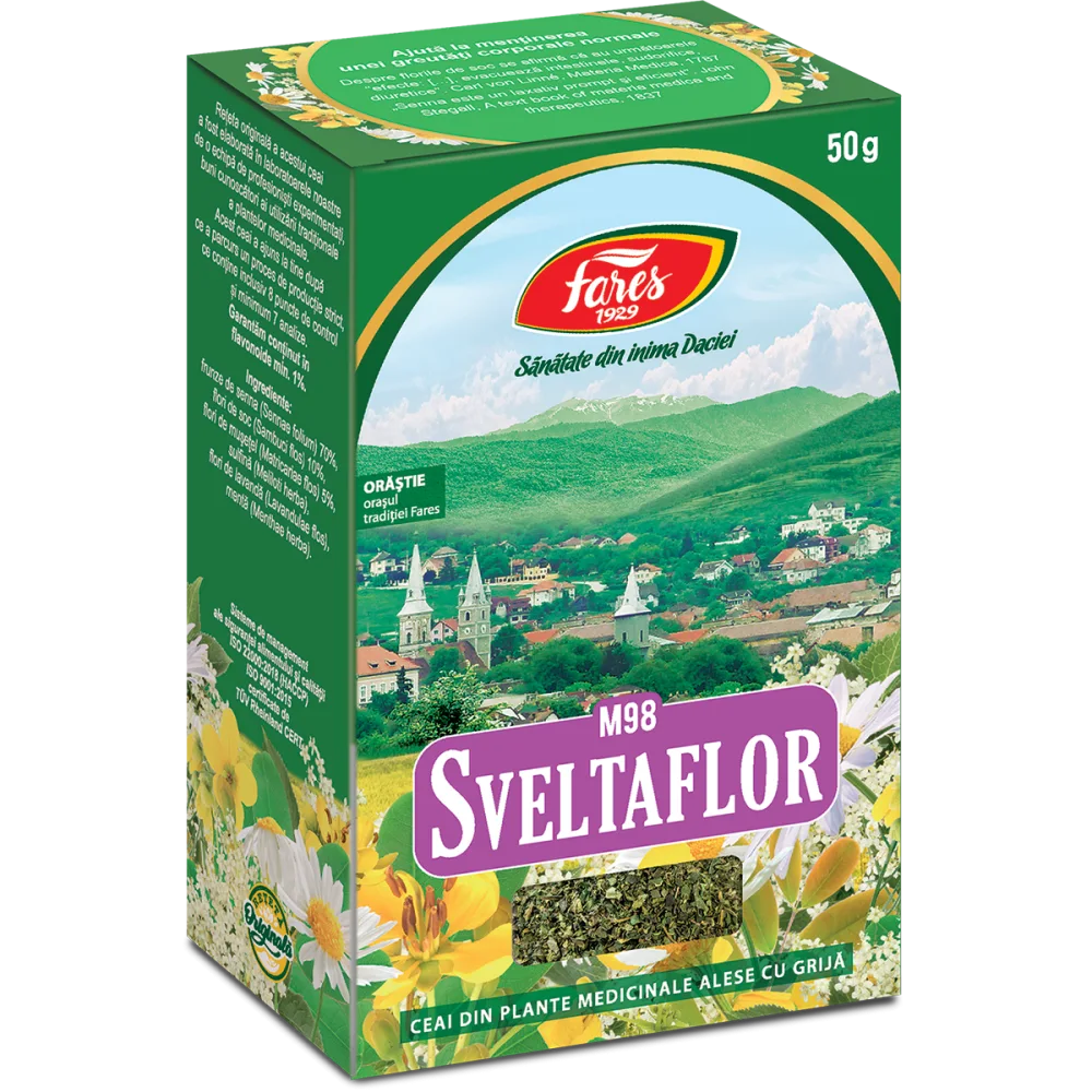 sveltaflor-m98 Sveltaflor, M98, ceai la pungă - imagine 1