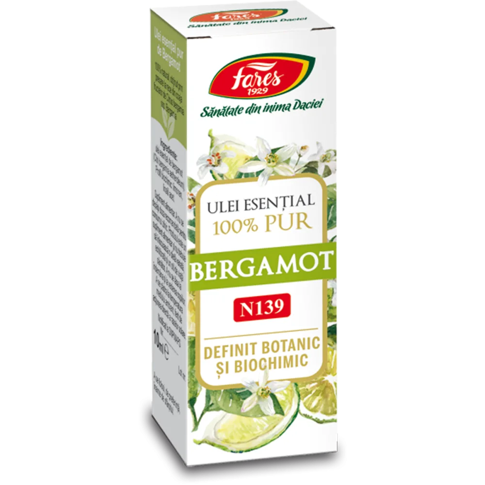 ulei-esential-bergamot Bergamot, N139, Ulei esențial 100% pur, definit botanic și biochimic - imagine 1