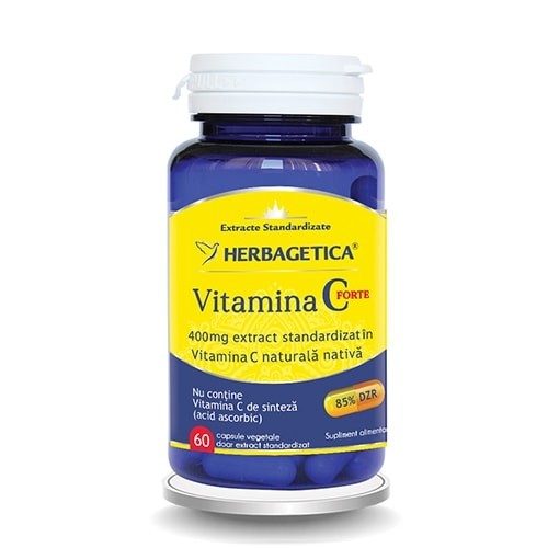 vitamina_c_forte-min (1) Vitamina C Forte Herbagetica 60 Capsule - imagine 1