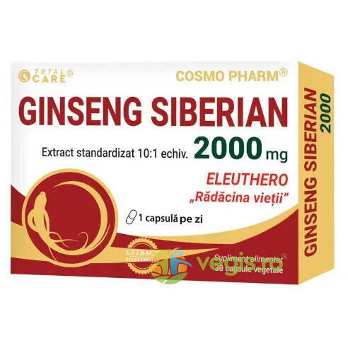 cosmopharm-ginseng-siberian-2000mg-30cps-256613 Ginseng Siberian 2000mg- 30cps COSMOPHARM - imagine 1