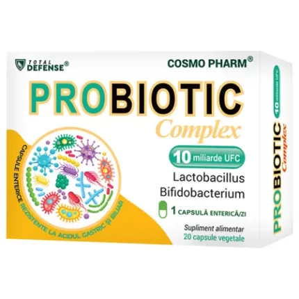 Probiotic Complex- 20 capsule vegetale, Cosmopharm