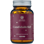 CandidaRelief: 60 de capsule Aronia pentru diminuarea Candidei, refacerea florei intestinale și susținerea digestiei