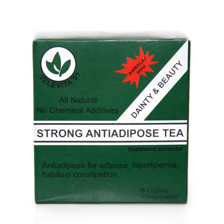 ceai-antiadipos-strong-30-plicuri-televita-7400 Ceai antiadipos Strong, 30 plicuri, Televita - imagine 1