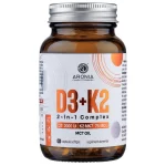 Vitamina D3 + Vitamina K2 2 in 1 Complex, 60 capsule moi, Aronia