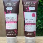 Sampon + Balsam pentru par fragil cu ulei de Argan si Keratina