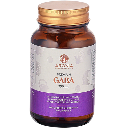 gaba-premium-750-mg-60-capsule-aronia-charlottenburg-8185 Gaba Premium, 750 mg, 60 capsule- Aronia - imagine 1