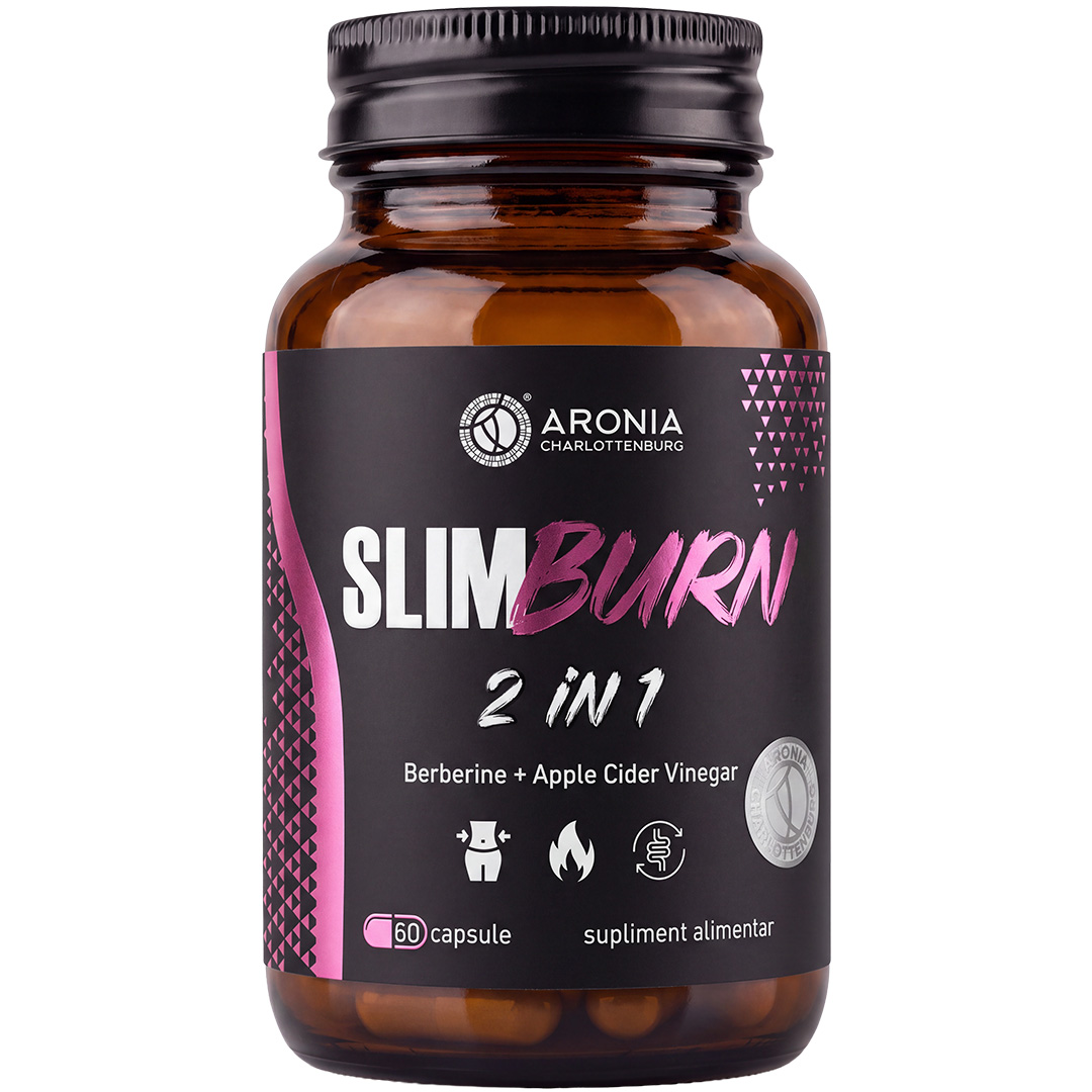 slimburn_1080x1080 Berberine Complex cu Apple Cider Vinegar 2 in 1 , 60 capsule - imagine 1