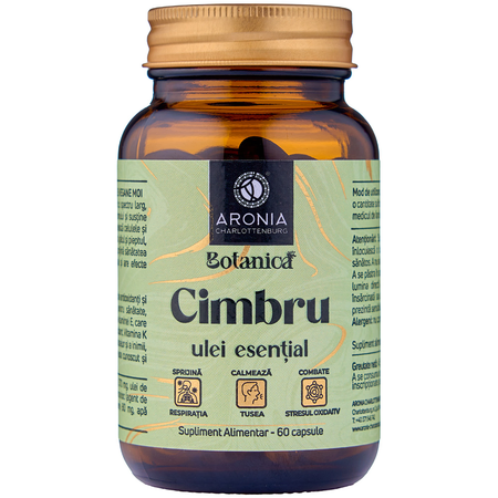 ulei-esential-de-cimbru-botanica-60-capsule-aronia-charlottenburg-6619 Ulei esential de cimbru Botanica, 60 capsule- Aronia - imagine 1